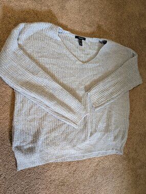 Pale blue over sized sweater size small